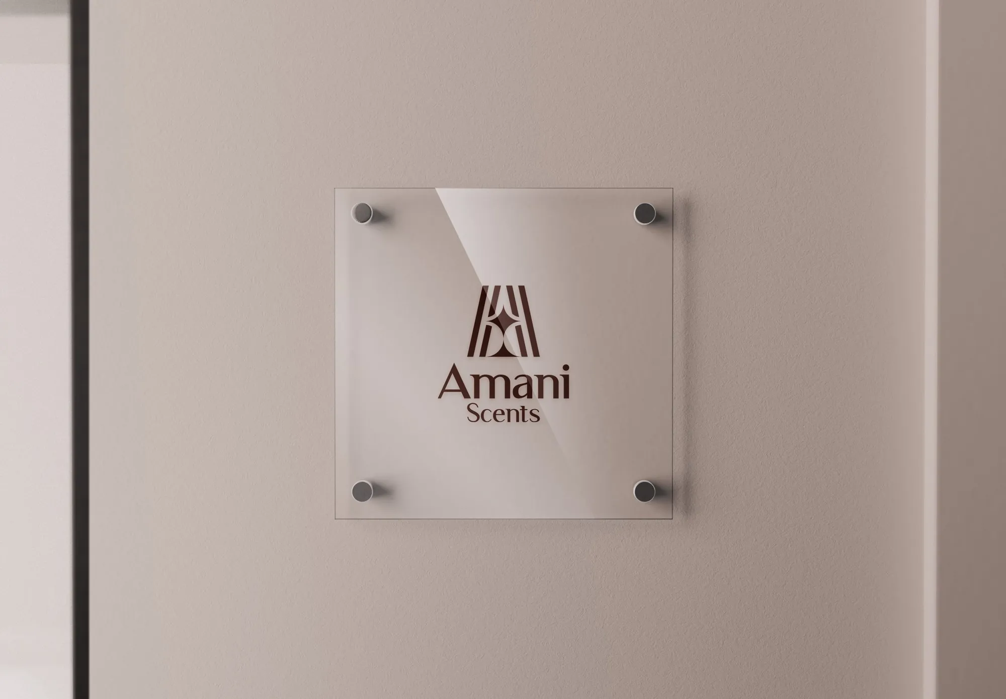 Amani Scents identity in use 03