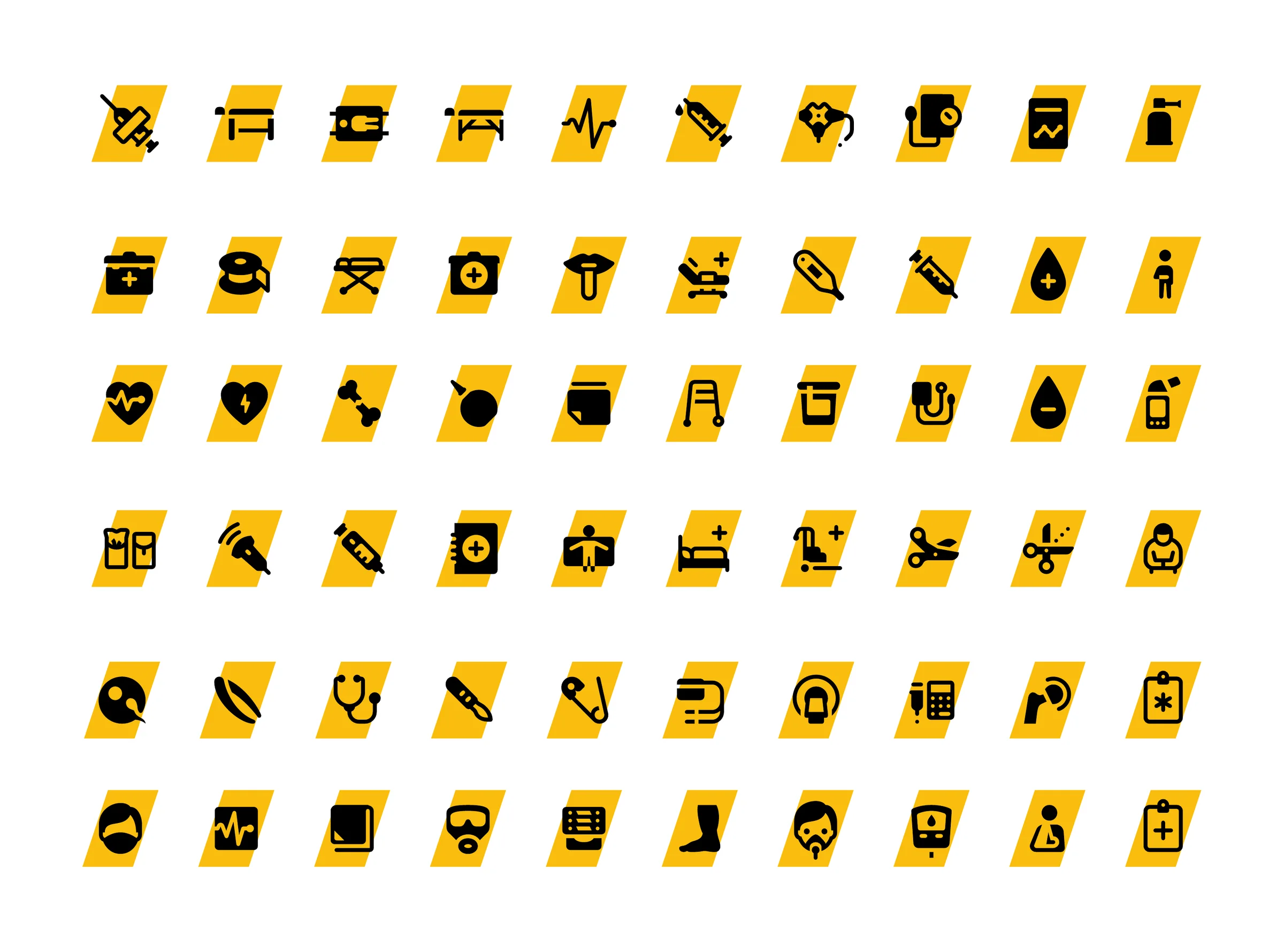 Horn Healthcare icon set