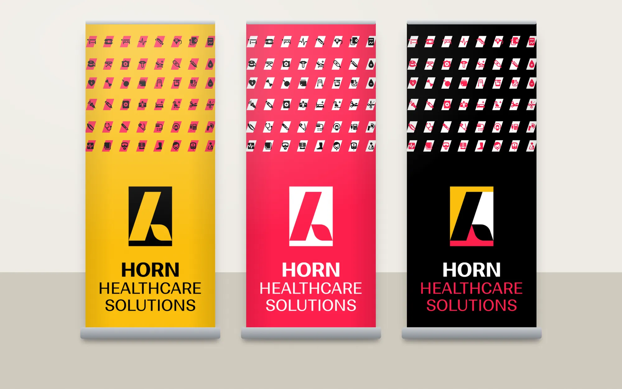 Horn Healthcare Solutions identity in use 02